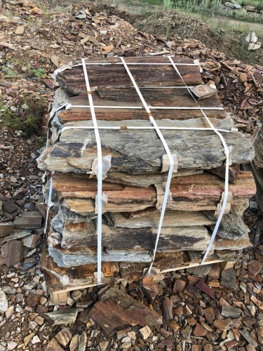 Пошаговая дорожка из плит златолит кора дерева купить в Псковской области