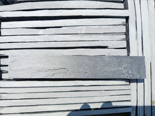 Плитка чёрная из натурального камня фасадная 30 см * 5 см, толщина 7 мм -30 мм купить в Псковской области